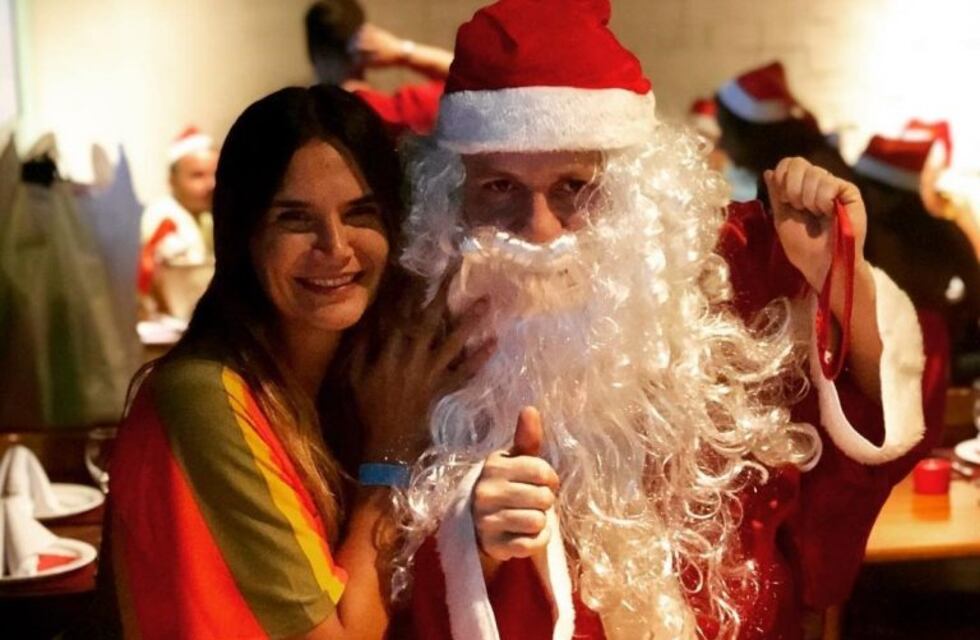 Amalia Granata pasó Navidad en Brasil junto a su hijo y su pareja