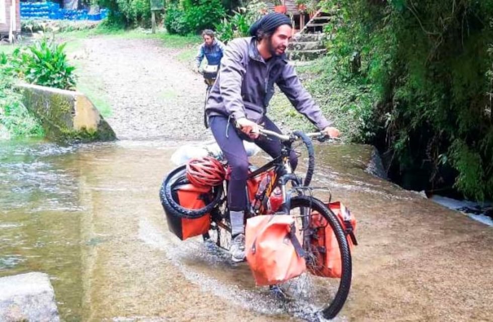 El ciclista pampeano Brian Alanís cuenta cómo vive la cuarentena en Ecuador