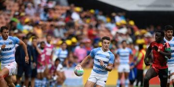 Mateo Carreras, tucumano destacado en Los Pumas seven (Prensa UAR)