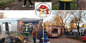 Incendio en un garaje, de vivienda en calle Mitre al 600\u002E