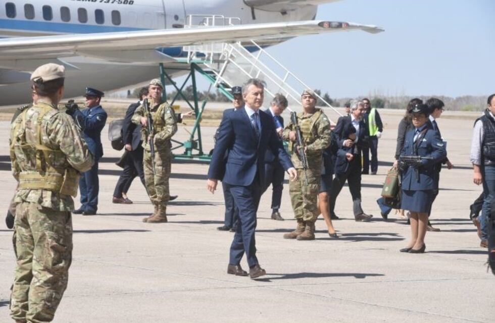 Macri llegó a Mendoza para participar del G20 y reunirse con bodegueros