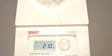 Cocaína incautada en la terminal de San Rafael