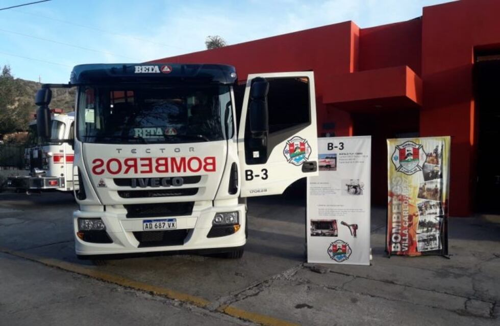 Héroes bomberos salvaron a un bebé en Carlos Paz