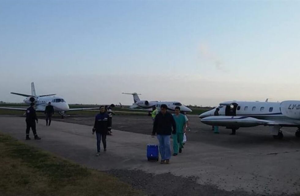 Más de 50 profesionales de la salud y cinco aviones se movilizaron para ablación múltiple en Rafaela