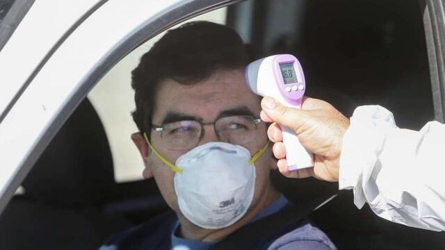 Toma de temperatura en las rutas de ingreso a San Rafael.