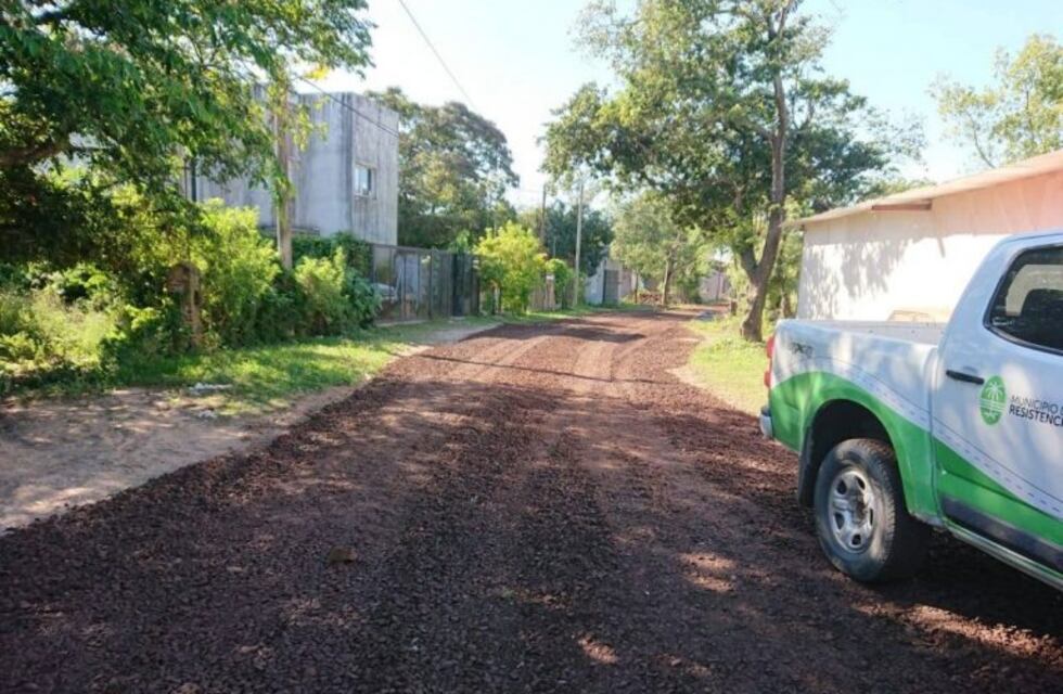 Operativo para la refacción de calles afectadas por las lluvias