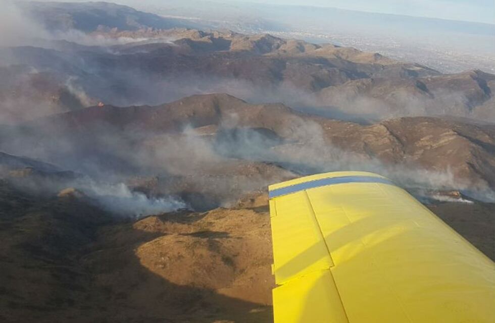 Fuego en las sierras, humo en la ciudad