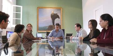Capitanich rubricó el convenio con autoridades de la casa de estudios\u002E (Prensa Municipal)