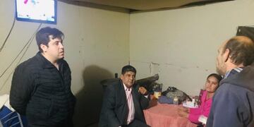 Arcando, Harrignton y familia Acuña