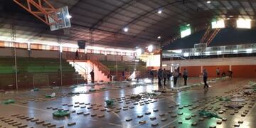 Incautaron dos toneladas de marihuana en Puerto Esperanza\u002E (Foto: Primera Edición)