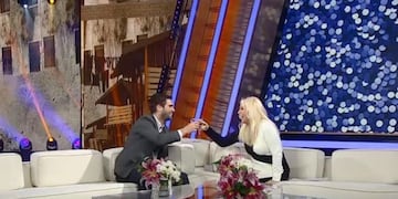 Nico Furtado en el living de Susana (Captura)