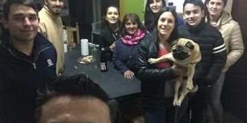 Fermín, el perro de Sampacho que apareció en Olavarría, provincia de Buenos Aires\u002E