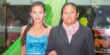 Madre e hija Guaraní
