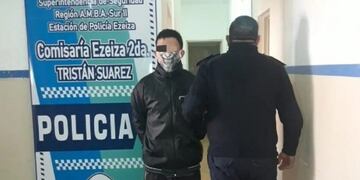 Detención del presunto violador de su hija, Jorge Adrián Cardozo (Web)