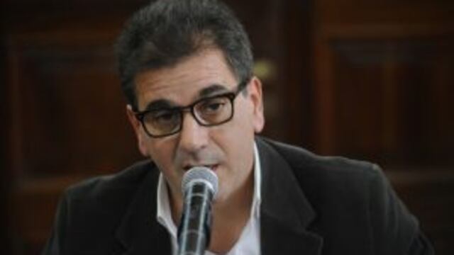 DYN27, LA PLATA 14/06/16, EL MINISTRO DE SEGURIDAD BONAERENSE, CRISTIAN RITONDO, DURANTE LA CONFERENCIA DE PRENSA QUE BRINDA ESTA TARDE EN EL MARCO DE LA DETENCION DEL EXFUNCIONARIO, JOSE LOPEZ.FOTO:DYN/SALVADOR SANTIAGOrnrncorrupcion K detencion exsecret