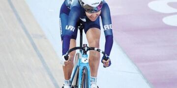 Mariela Delgado la misionera que obtuvo la medalla de plata en ciclismo de 500 metros\u002E (El Territorio)
