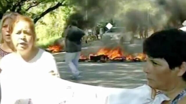 Los vecinos de Villa La Ribera decidieron cortar la Ruta Nacional 11.