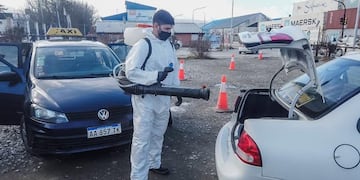 Desinfección en Ushuaia