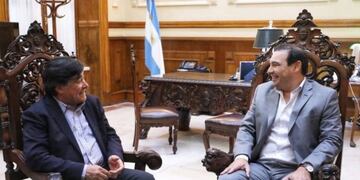 Valdés y Zannini se reunieron en Corrientes\u002E