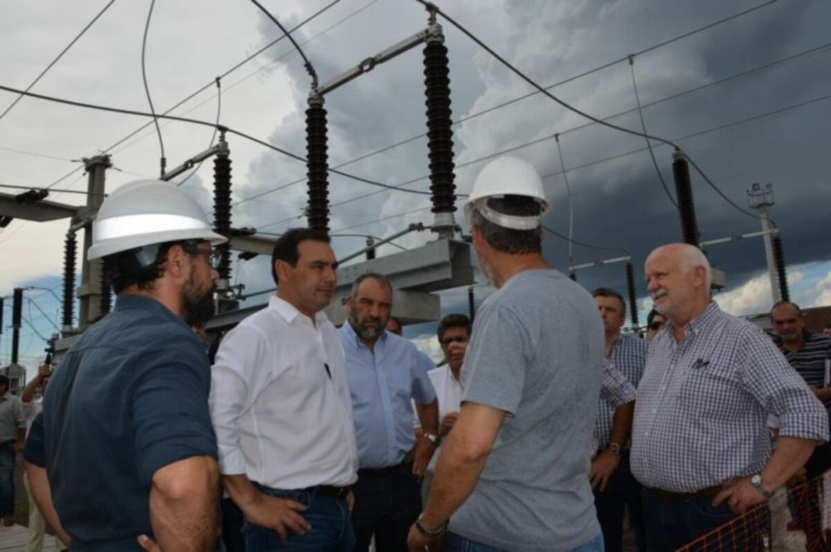 Valdés inauguró la Estación Transformadora de Goya\u002E (Foto: Radio Sudamericana)