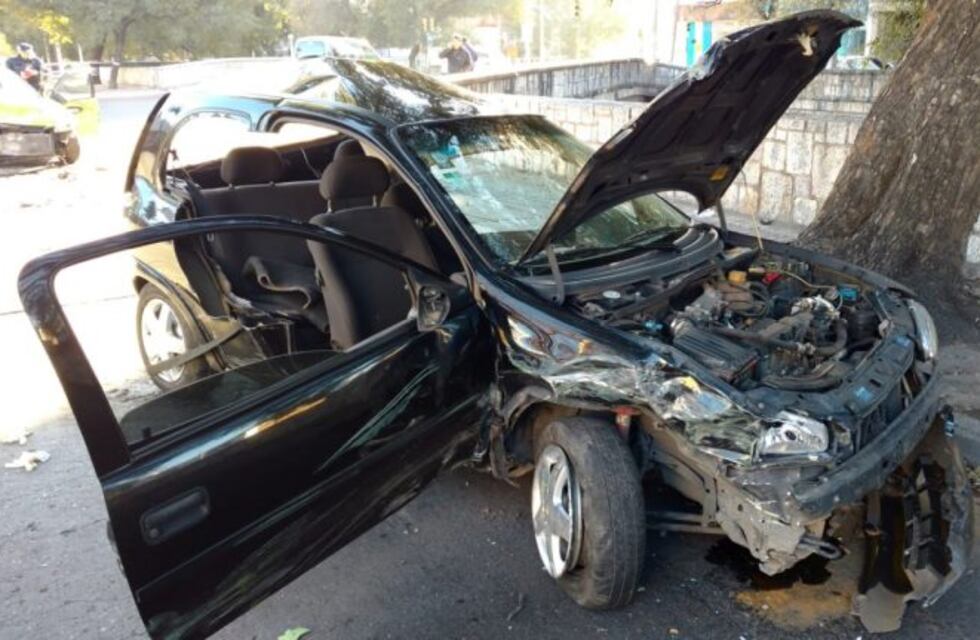 Siete heridos en un choque impactante en la Cañada