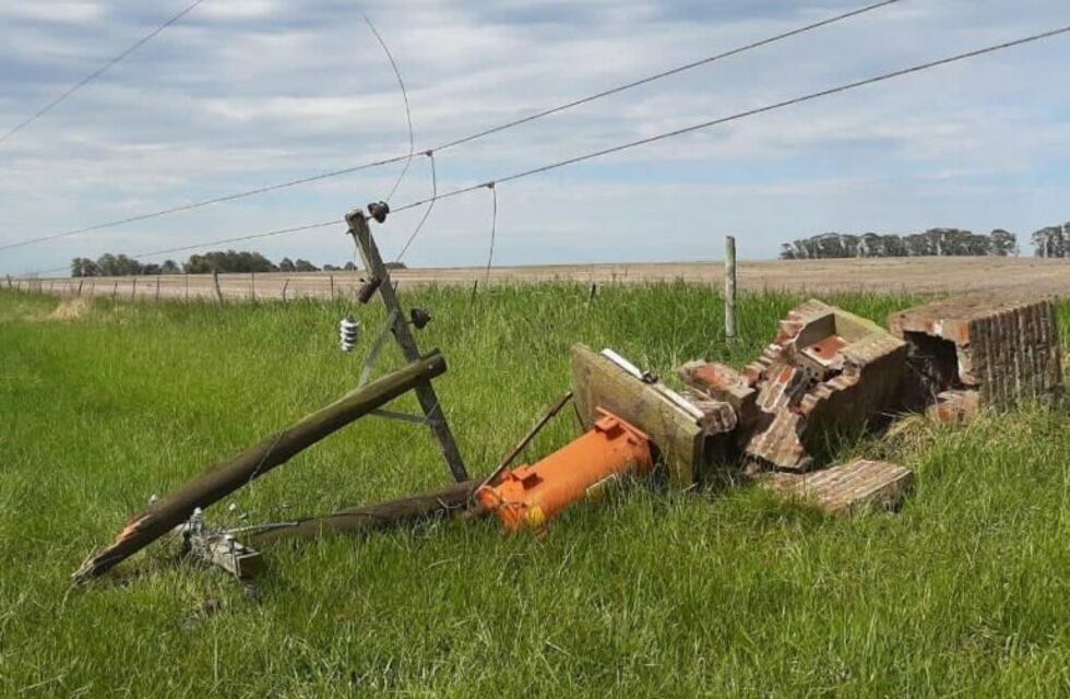 Importantes daños en el sistema eléctrico por el fuerte temporal
