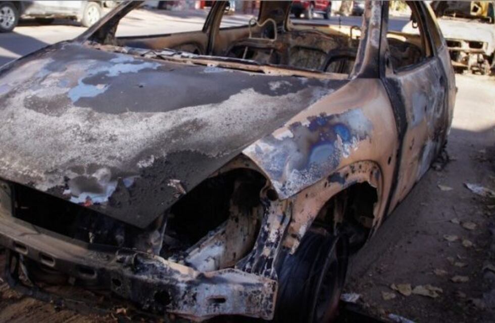 Explotó un auto abandonado en Las Heras