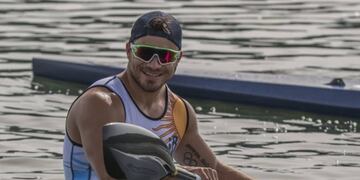 El kayakista que entrena en Tafí del Valle para llegar a Tokio 2020 (Foto: Instagram/ruben\u002Erezola)