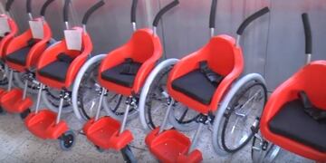 El Hospital San Roque recibió 13 sillas de ruedas de una fundación internacional