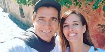 Guillermo Andino junto a su familia