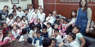 Chicos de Rafaela y zona visitan el Municipio (Prensa Municipalidad de Rafaela)