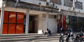 La nena estaba internada en el Hospital de Niños Zona Norte. (Cal Lois)