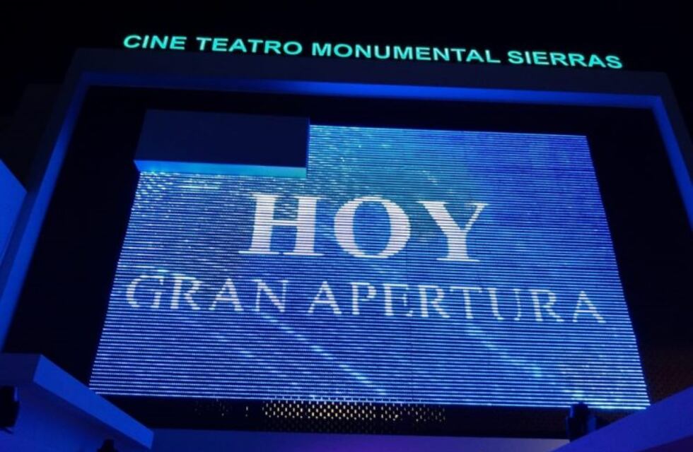 Cine Teatro Monumental Sierras: volvió a latir el corazón cultural