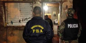 Mega operativo desbarató una banda narco
