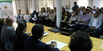 Reunión interministerial en General Pico (Gobierno de La Pampa)