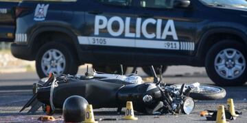 Accidente vial en Mendoza. Ignacio Blanco / Los Andes