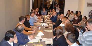 Capitanich presentó su proyecto a diferentes actores de la justicia chaqueña\u002E (Prensa Capitanich)