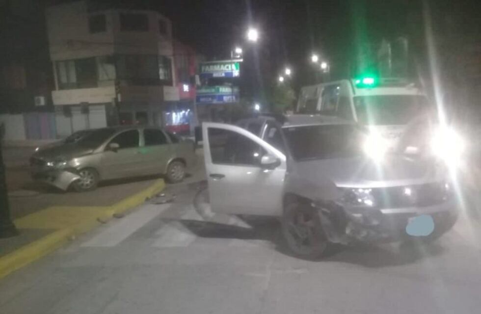 Accidente vial en pleno centro de Alta Gracia