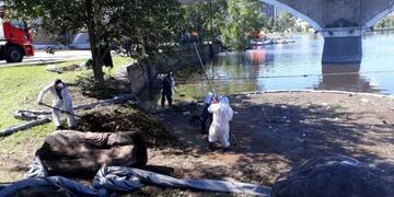 Limpieza Lago San Roque