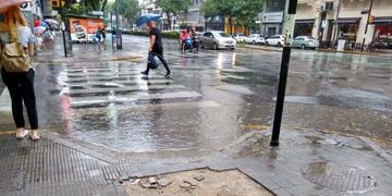 Rosario tras el comienzo de la tormenta\u002E