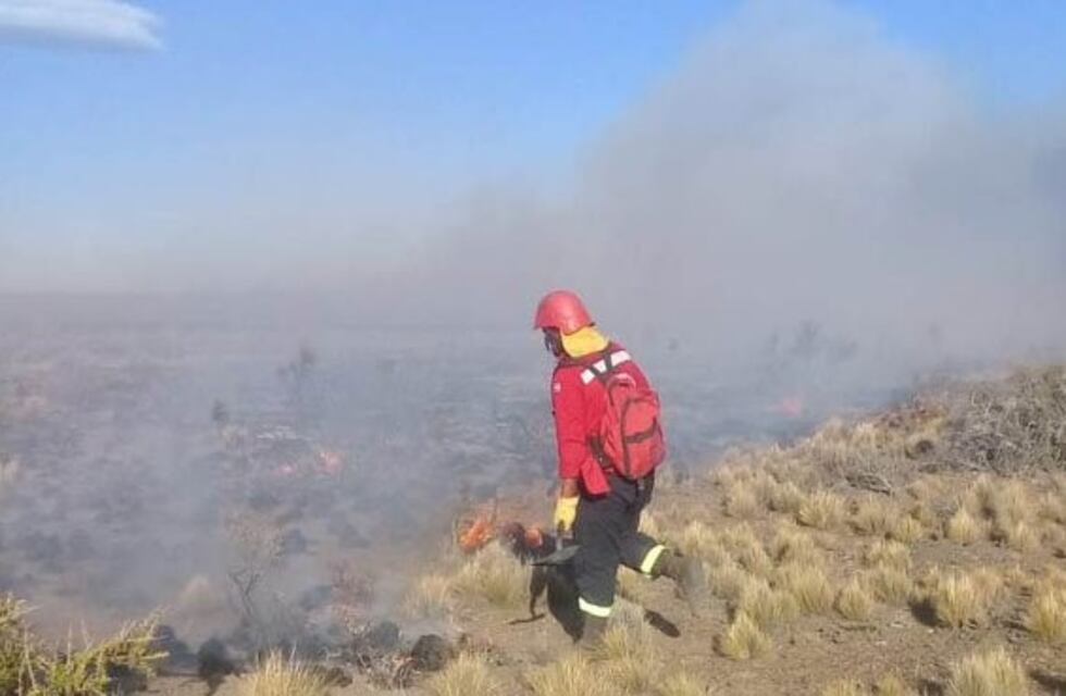 Riesgo "extremo" de incendios forestales en Chubut