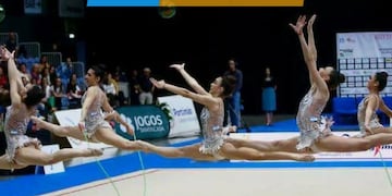 Cordobesas, bronce en gimnasia rítmica en los Juegos Odesur 2018