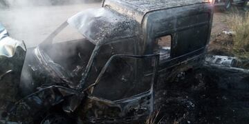 Accidente Río Primero - Gentileza Bomberos Voluntarios