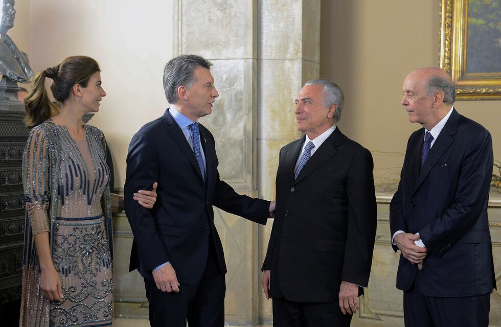 Macri recibió a Temer y coincidieron en la necesidad de "potenciar el Mercosur"