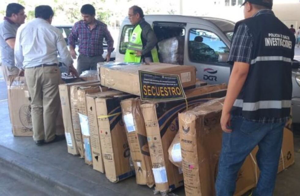 Secuestraron mercadería de contrabando en la terminal de Salta por valor de 10 millones
