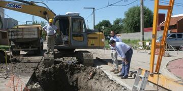 La obra Master de Desagües Pluviales de Arroyito avanza a buen ritmo