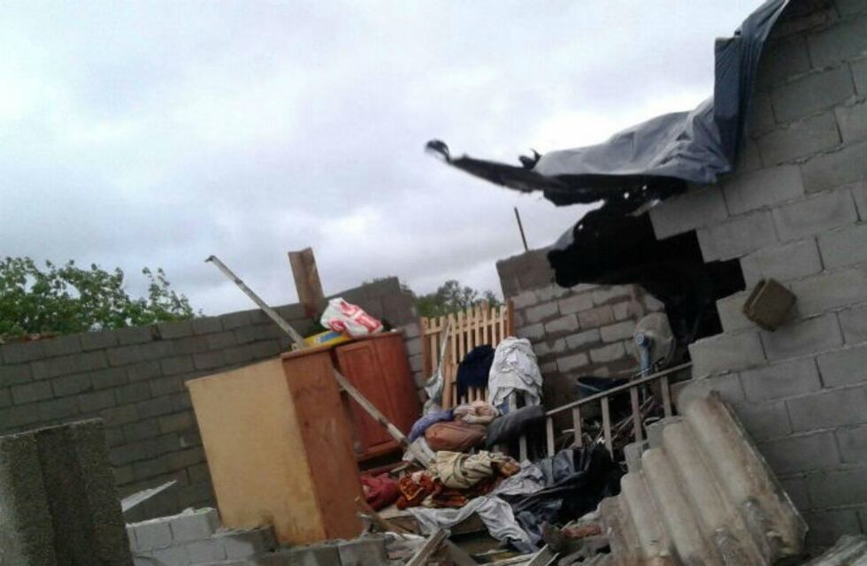 La tormenta le destruyó su casa y busca ayuda para reconstruirla