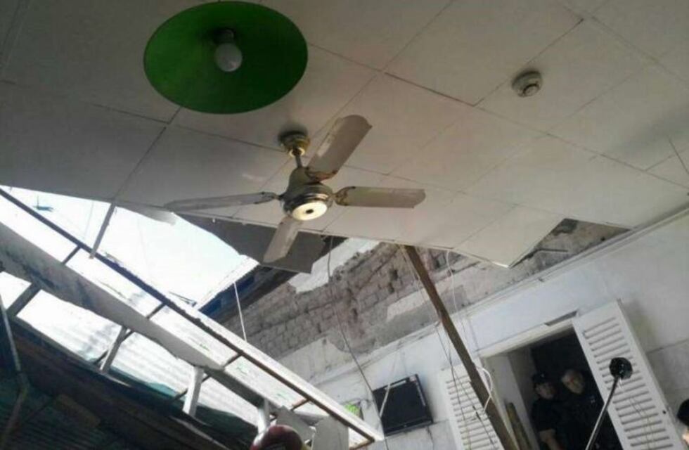 Así quedó el geriátrico tras el fatal derrumbe del techo