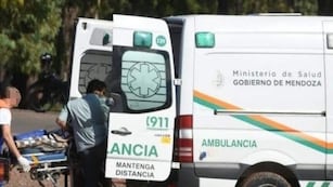 El niño del accidente fue trasladado al Hospital Notti, tras el accidente en el Acceso Este, en Guaymallén. \u002E