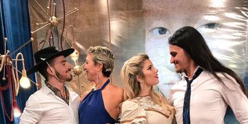 Los famosos se prepararon junto a los bailarines Celeste Italiano y Leandro Angelo\u002E (@laufer4)